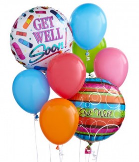 Get well soon balloons 