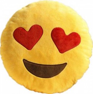 heart smiley pillow