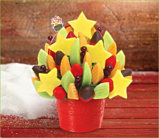 Luminous Star Celebration Dipped Strawberries