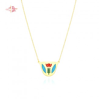 Golden Cup Pendant Necklace