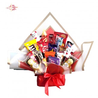 Deluxe chocolate explosion bouquet