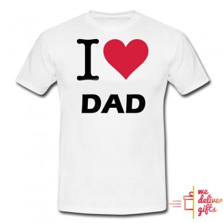 Love DAD Personalised Tshirt