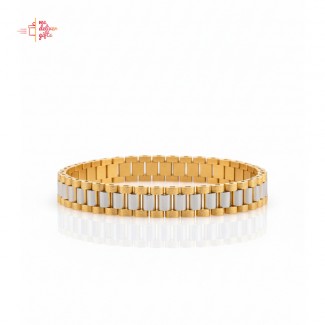 men Rolex Bold style Gold Bracelet