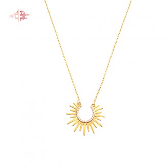 Radiant Sun Gold Pendant
