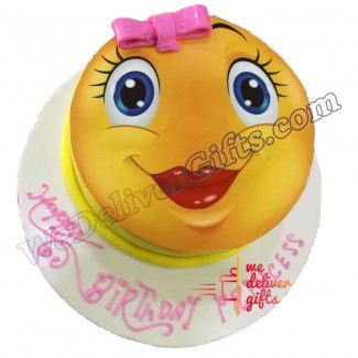 Miss Beauty Smiley Cake