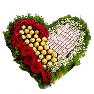 the love mix heart shape