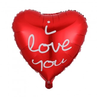 I love You Heart Foil Balloon