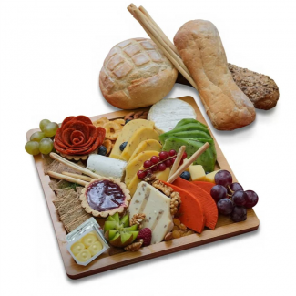 The Gourmet Artisan Charcuterie & Bread Board