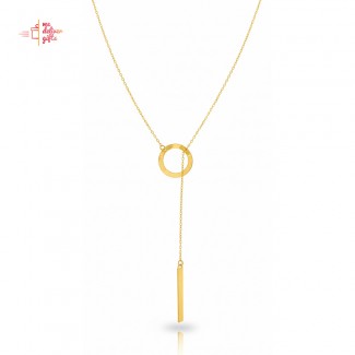 Minimal Circle Gold Necklace