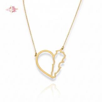 Lebanon Heart Pendant