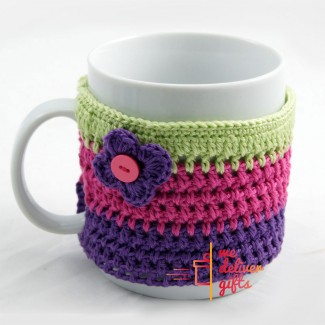 Cute Crochet Mug
