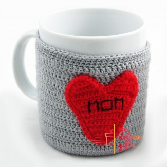 MOM May I Warm Up Your Tea - Crochet Mug