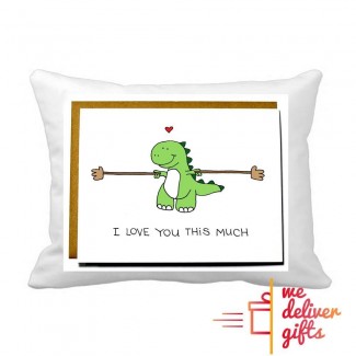 Cute Dinosaur Pillow Lover