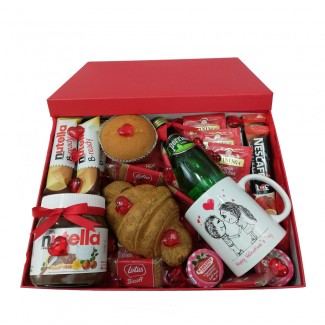 Valentine Breakfast RED BOX