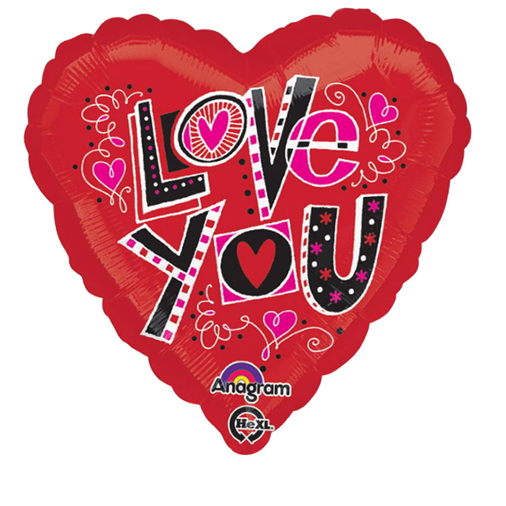 Love You Fun 18 Inch Balloon WeDeliverGifts