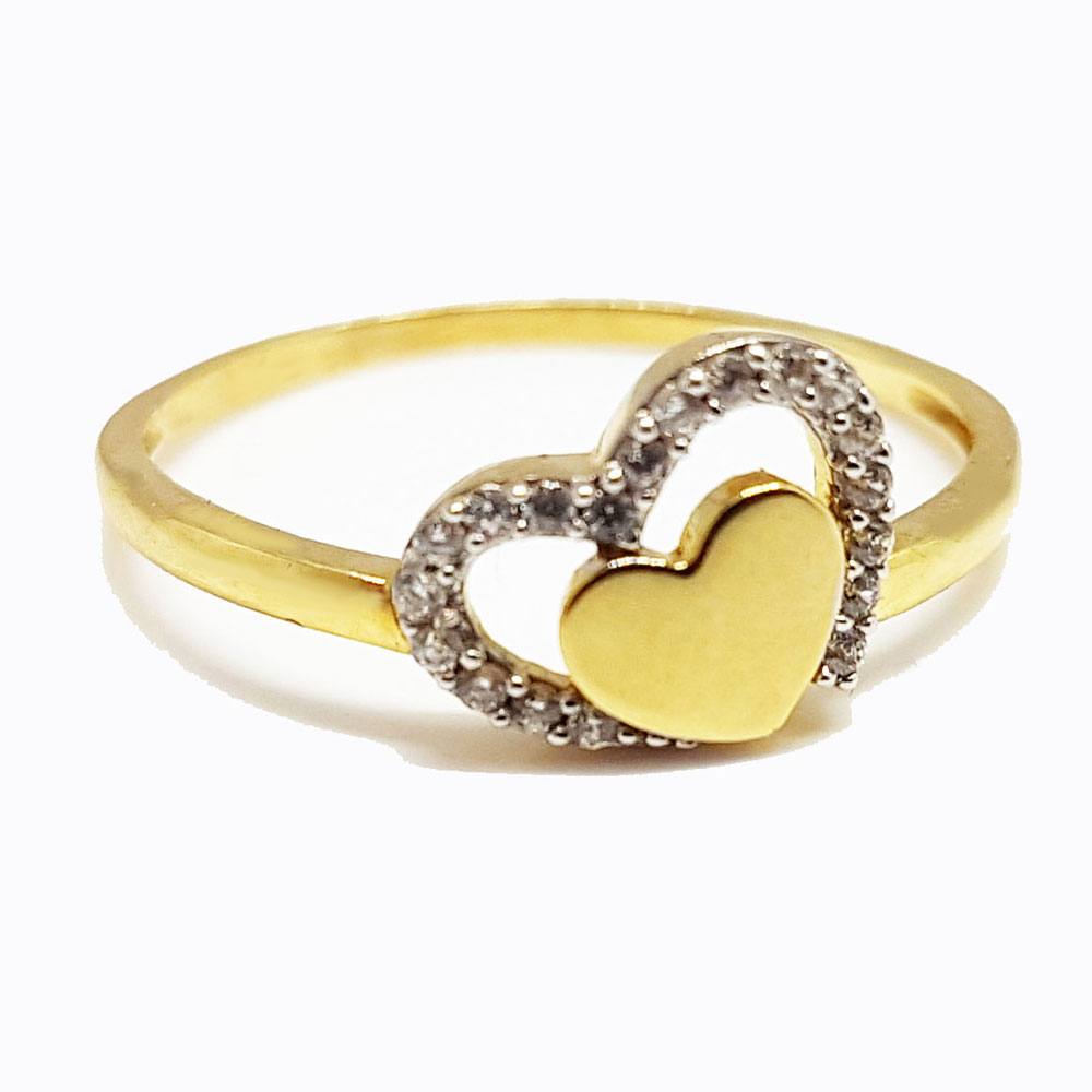 Hearts Gold Ring WeDeliverGifts