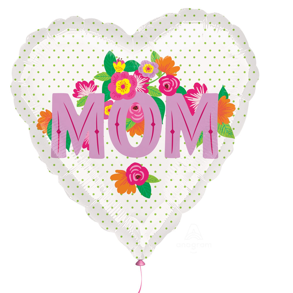 Mom printed flowers Balloon | WeDeliverGifts