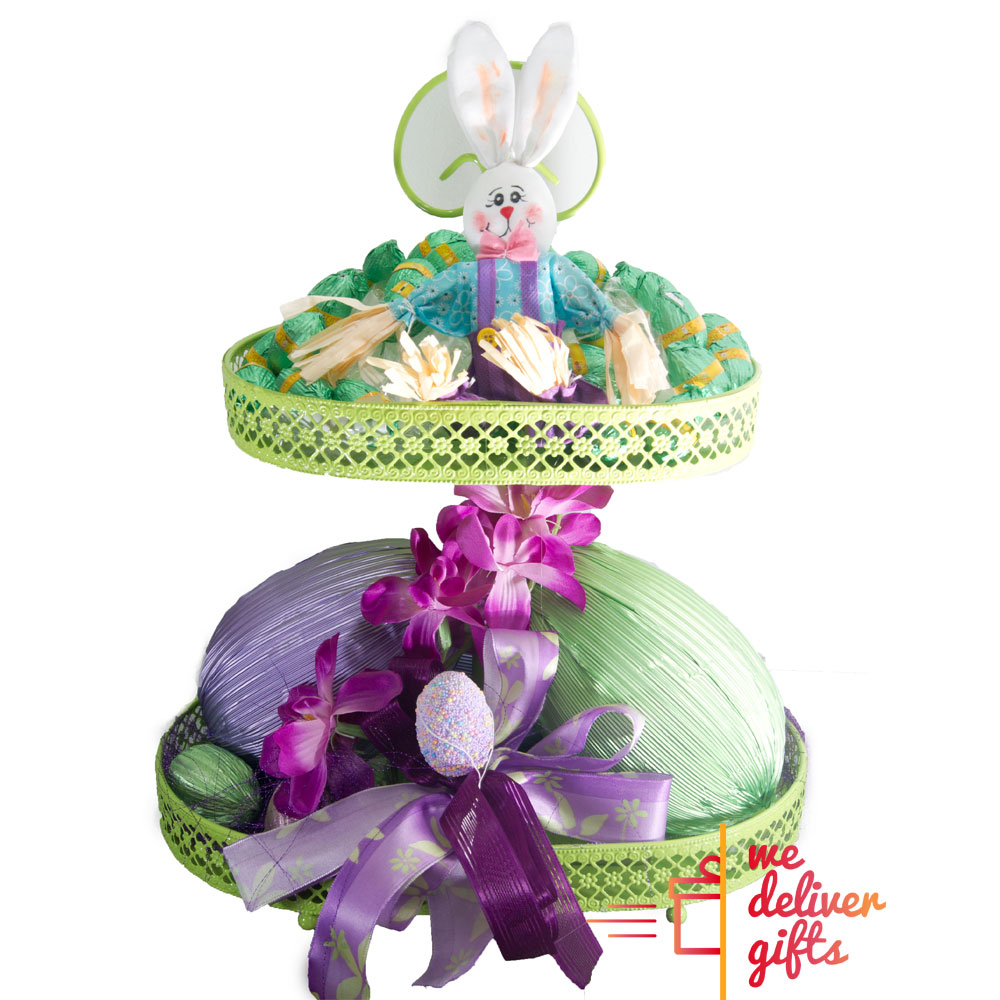 Easter Bunny in Basket We deliver gifts Lebanon