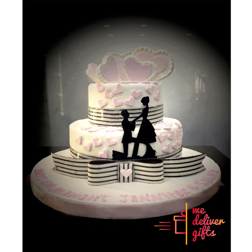 Beautiful Proposal Cake | Faridabadcake