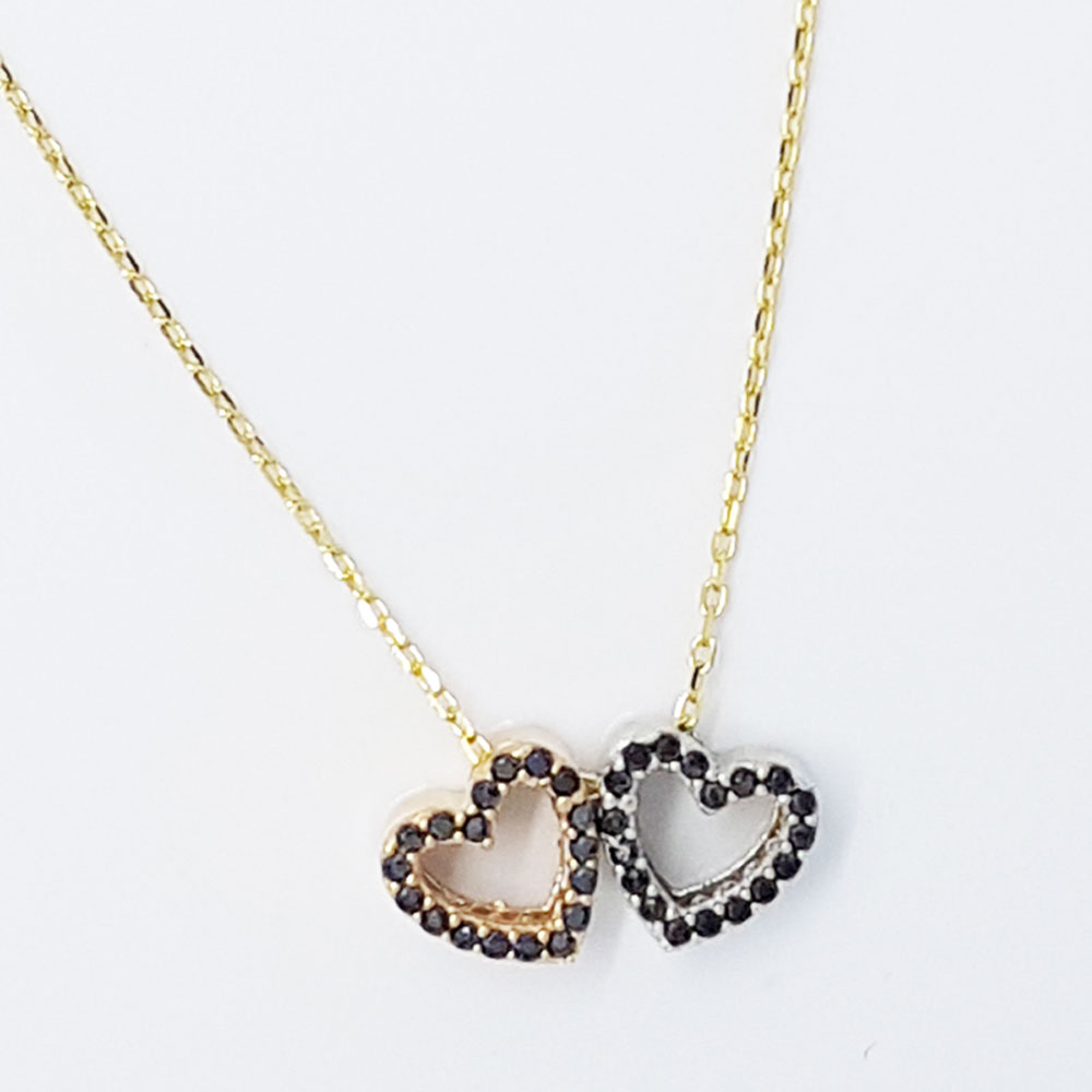 Hearts Attached Together Forever Necklace WeDeliverGifts